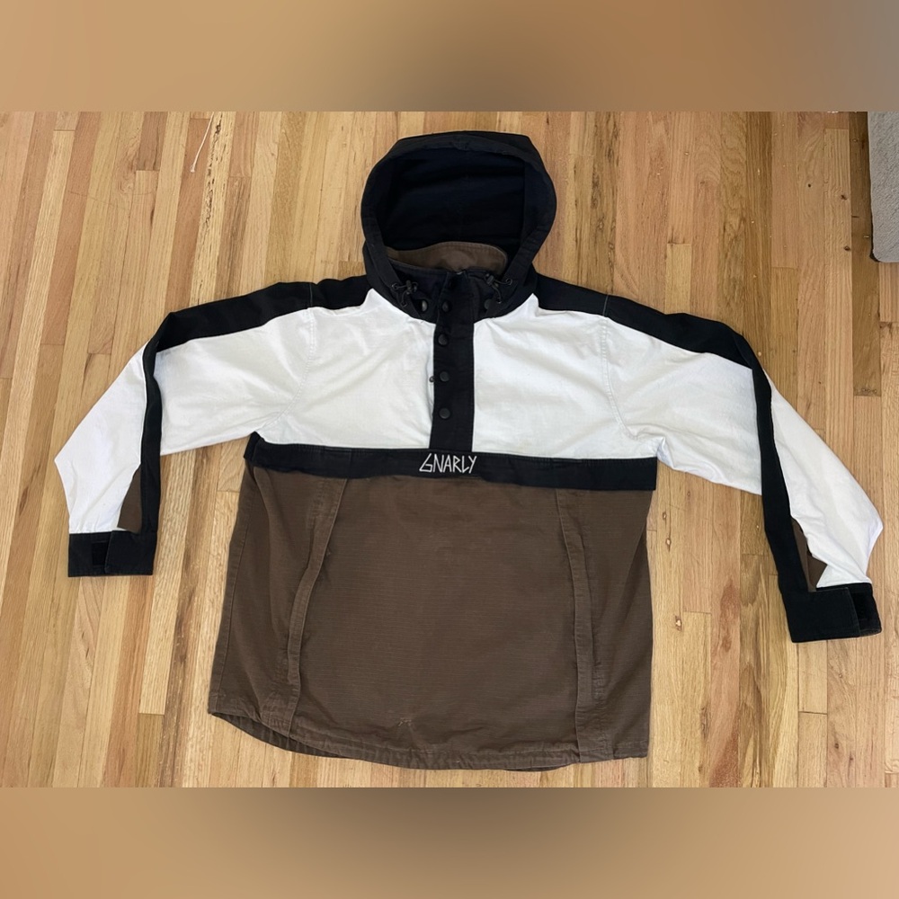 GNARLY Men’s Size L Pullover Technical Performance Canvas Jacket